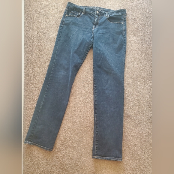 American Eagle Outfitters jeans size 14, stretch, skinny - Picture 2 of 7